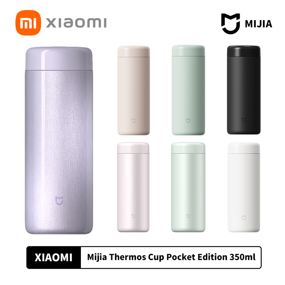 Xiaomi MIJIA Garrafa Térmica Pocket Edition 350ml, aço inoxidável 316L, isolamento térmico até 6h, à prova de