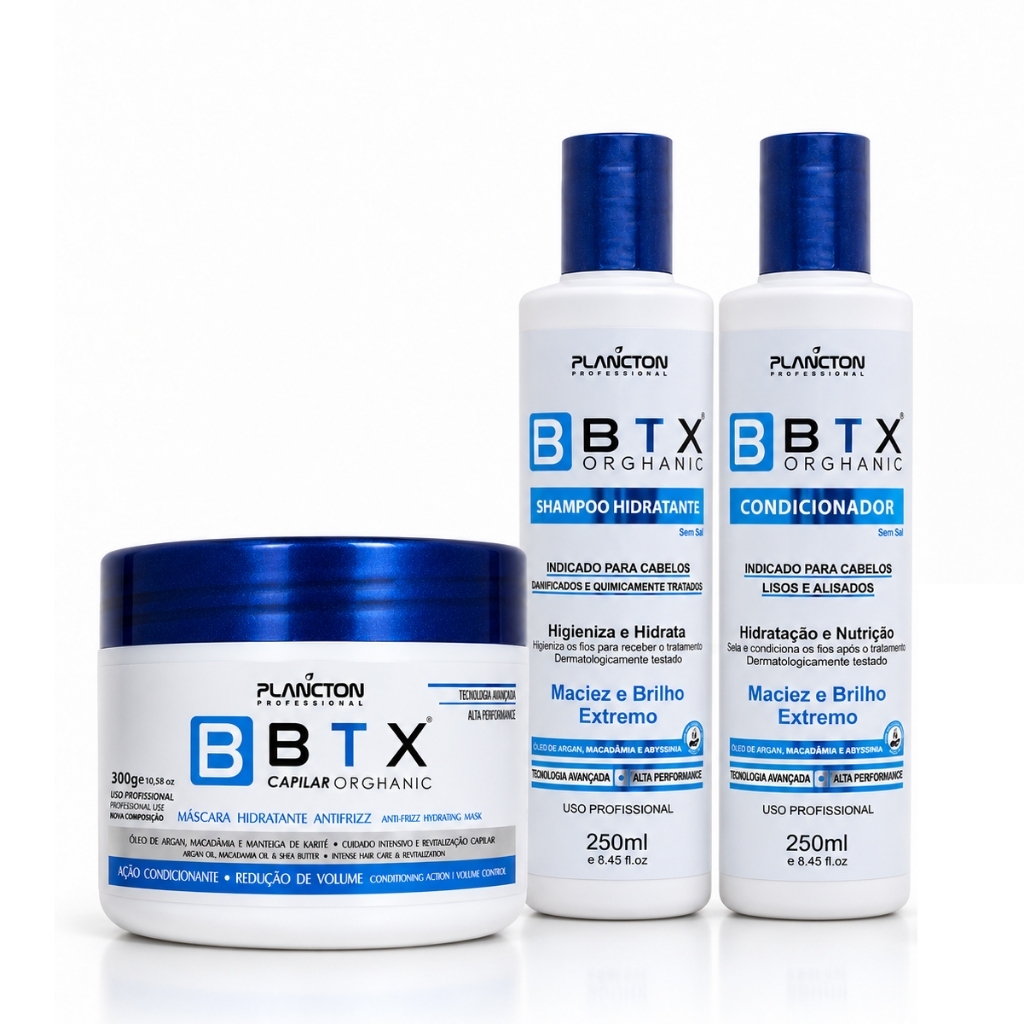 Kit Btx Orghanic - Realinhamento de Forma 300g - Plancton Professional