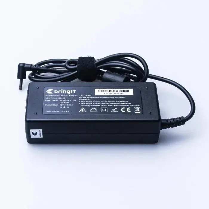 Fonte para Notebook BringIT 65W 19V 3.42A Bivolt Replacement