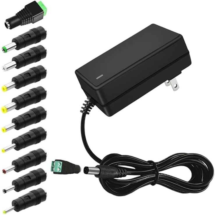 24V 1.5A Power Supply 36W Wall AC/DC Adapter 100V-240V AC to DC 24 Volt 1.5 Amp 1A Switching Power Supply Replacement dc