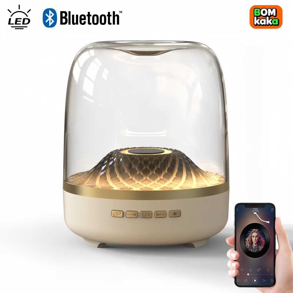 CAIXA DE SOM BLUETOOTH RGB PORTÁTIL, MINI MULTIFUNCIONAL PARA CELULAR