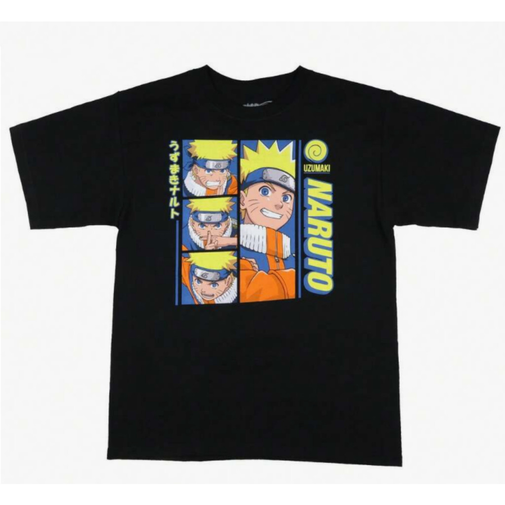 Camiseta Unissex Oversized Plus Size Feminina Masculina Plus Size De  Com Estampa Naruto Uzumaki Multi-frame