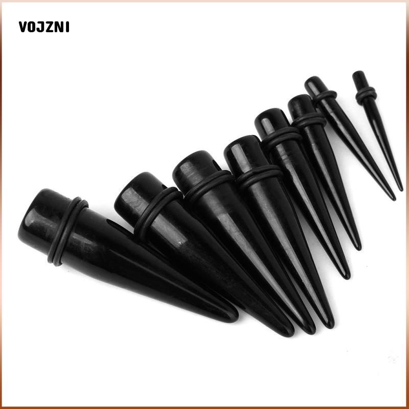 [vojzni] 1 Conjunto De 8 KIT De Estiramento De Ouvido De Tamanhos Diferentes TAPERS PLUG TUNNELS STRETCHERS