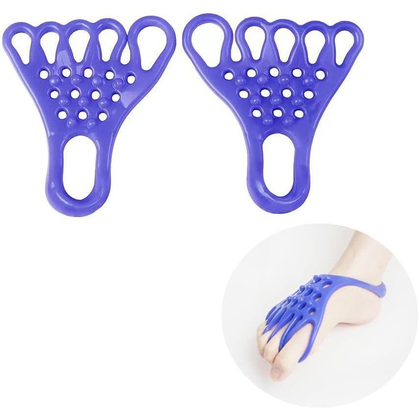 Yoga Toe Stretcher Heel Foot Stretch Gel Band 5 Toes Separator Spacer Corrector Spreader Straightener for Fitness Bunion