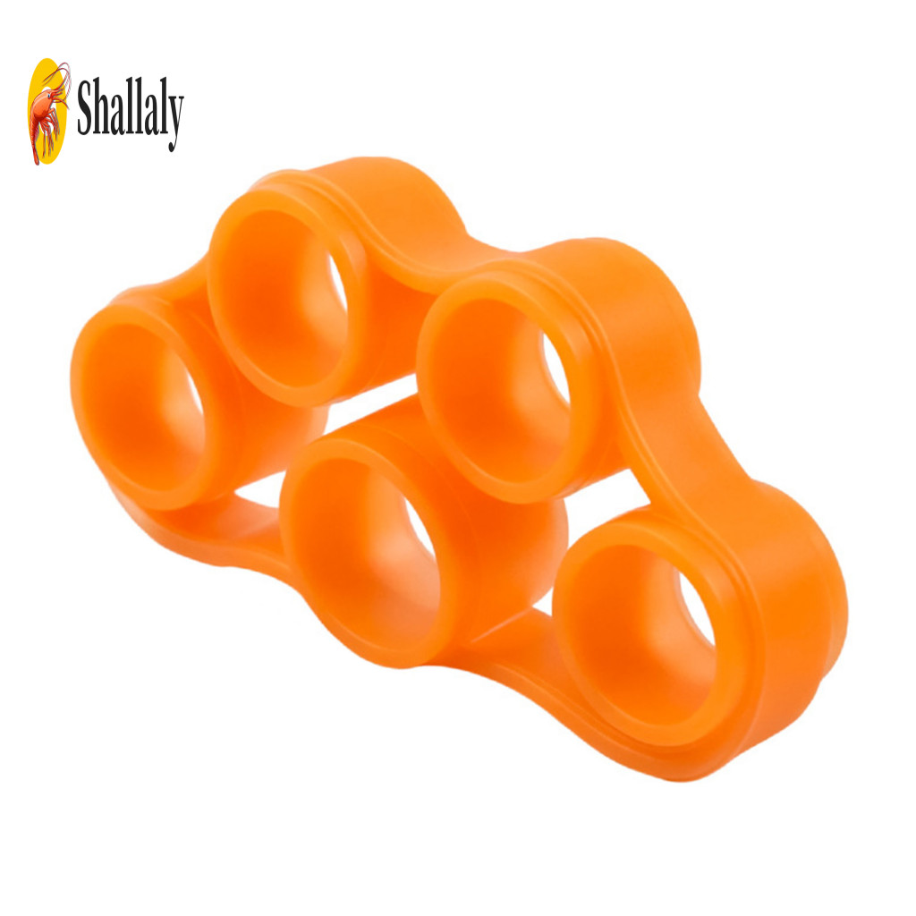 Hand Fitness Equipment Physical Therapy Finger Strengthener Silicone Stretcher Exerciser with 5/7 Holes Trainer Resistan
