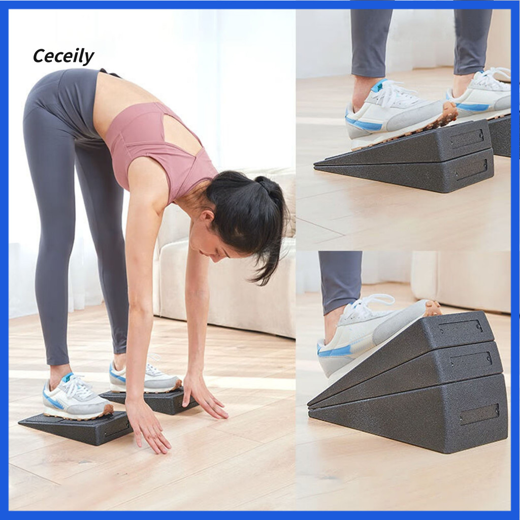 Ankle Stretcher Slant Board Adjustable Calf Stretching for Men Women – Home Gym Workout Physical Therapy Squat Wedge M