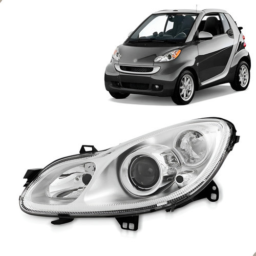 Farol para Smart Fortwo 2007 08 09 10 11 2012 Eletrico
