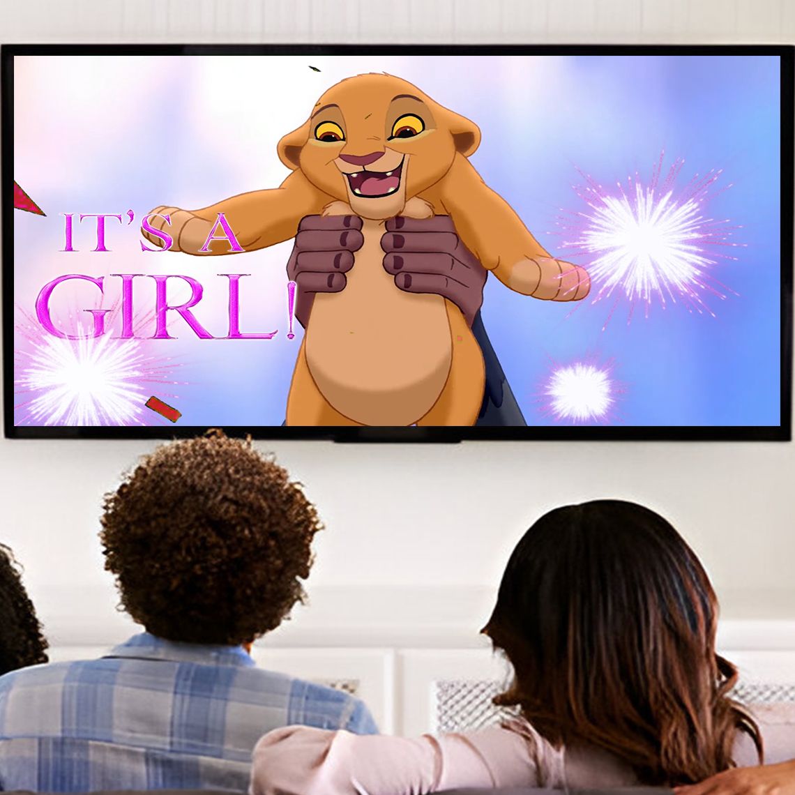 The Lion King Gender Reveal Video - Girl Edition