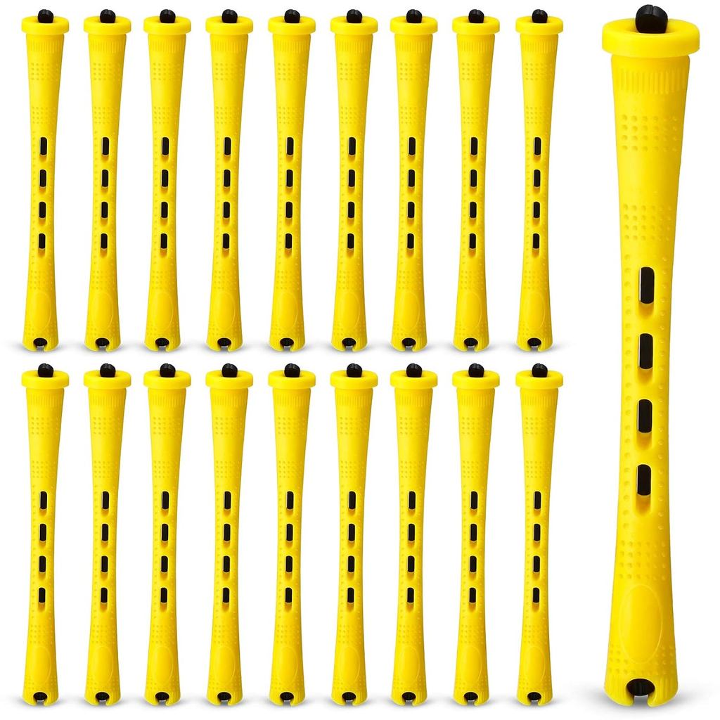 WILLBOND 80 Pieces Hair Perm Rods Set Cold Wave Rods Hair Rollers Plastic Perming Curlers for Hairdressing Styling(0.28