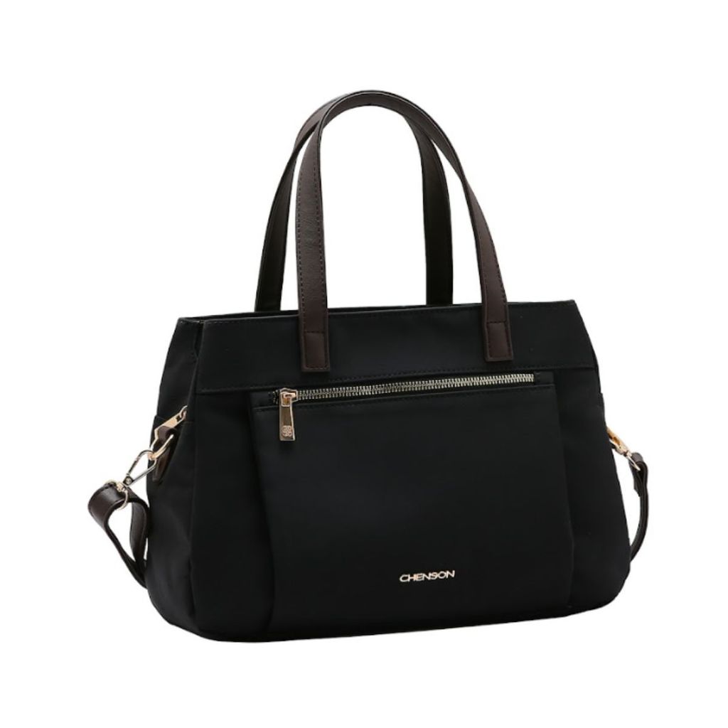 Bolsa Chenson Original Microfiber de Mão e Transversal 85113 Preto