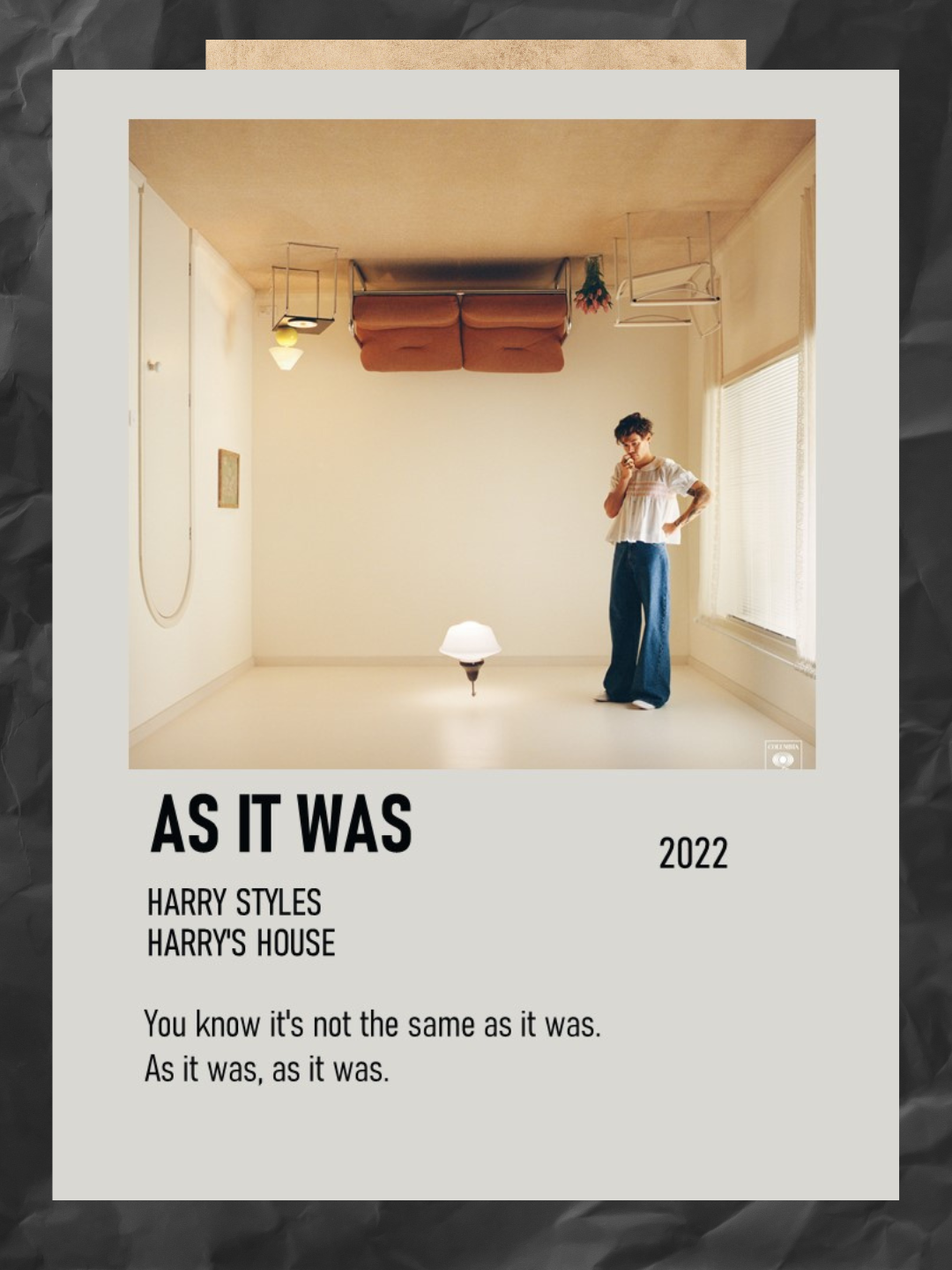 Aesthetic album cover song template