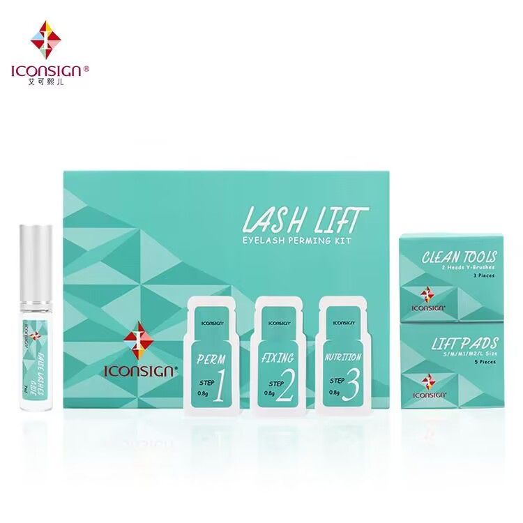 ❤Novidades❤❤ Conjunto de permanente de olho poção Aikexier queratina cílios perm fixador agente nutritivo junta de cola