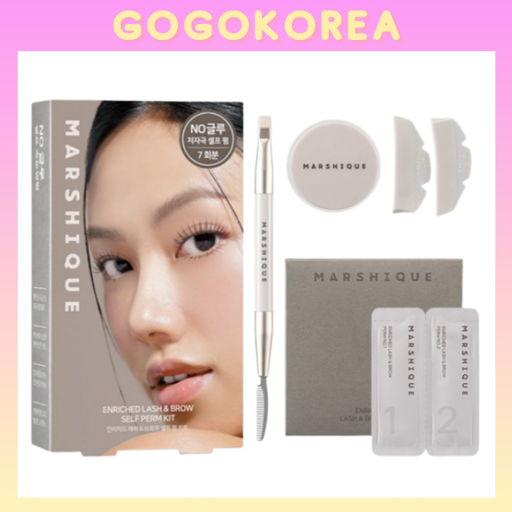 [MARSHIQUE] Kit de Permanente para Cílios e Sobrancelhas No Glue Self Perm