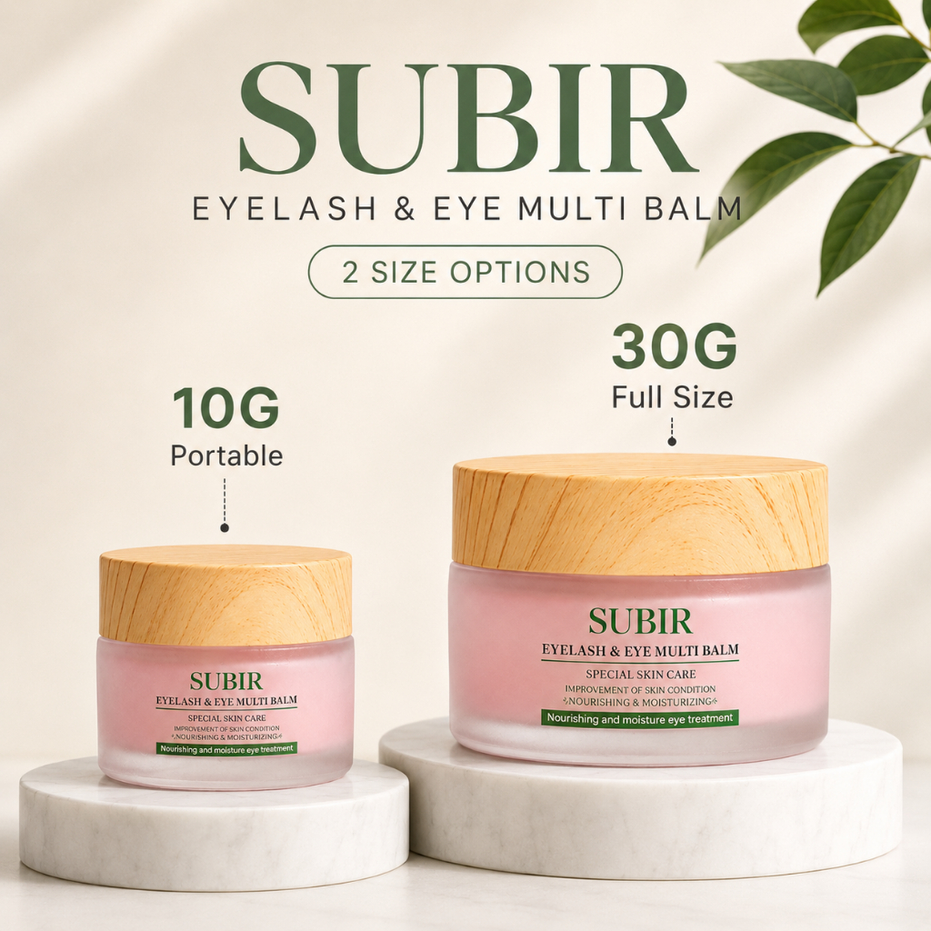 SUBIR Multi Balm Bálsamo para Cílios e Área dos Olhos 10g/30g Cuidado Pós Lash Perm Coreano