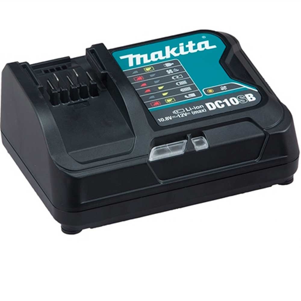 Carregador de Bateria Makita 12V Máx DC10SB Bivolt 197362-6