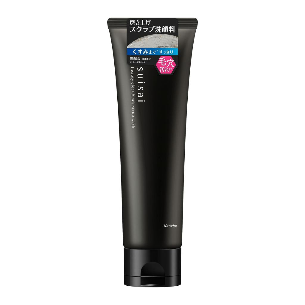 suisai Beauty Clear Black Scrub Wash Exfoliating Scrub Blackhead & Dead Skin Removal Cleanser Japan