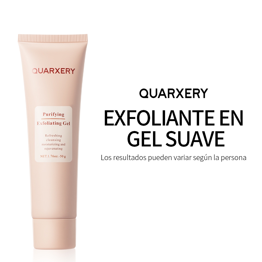 QUARXERY Facial Purifying Exfoliating Gel Suave Pele Sensível | Hidratação e Acalma