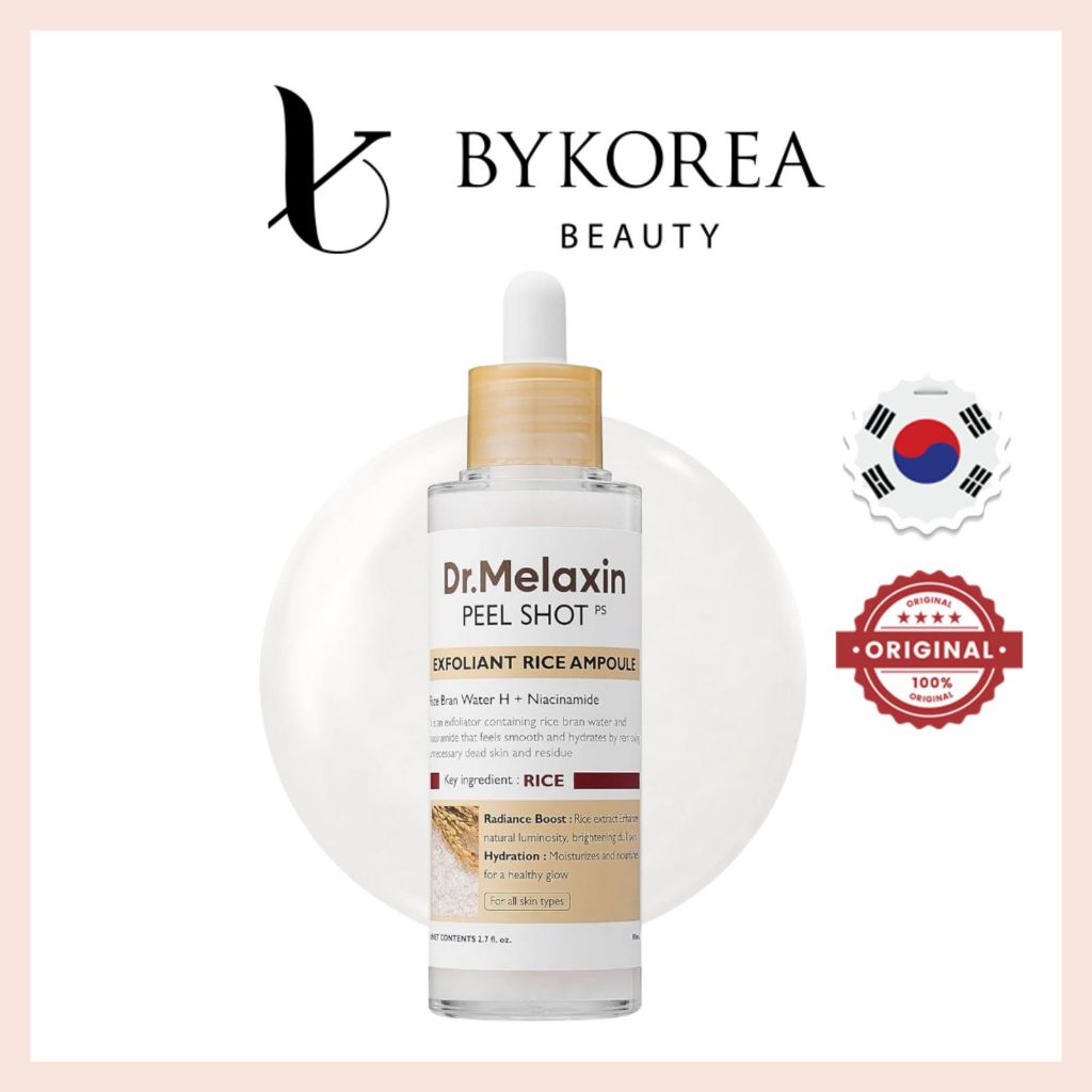 Dr.Melaxin Peel Shot Exfoliating White Rice Ampoule 80ml