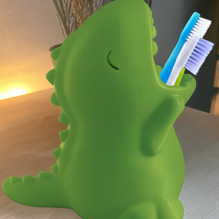 Dinossauro Organizador de Escovas