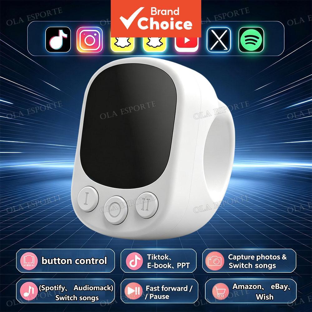 Anel De Rolagem Inteligente Controle Remoto Touchpad Câmera Obturador Mouse