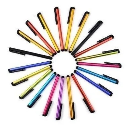 Kit 10 Canetas Touch Screen  Stylus iPhone iPad Galaxy Xiaomi Universal Para Celular
