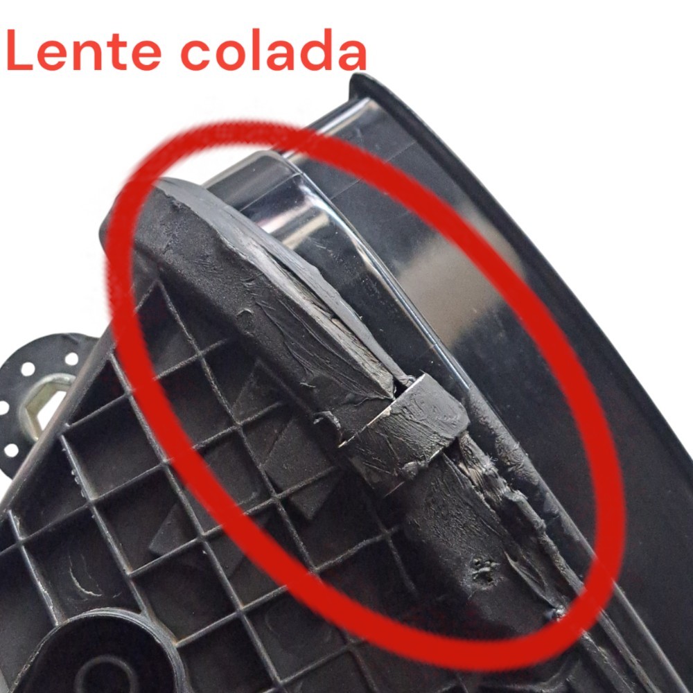 Farol Esquerdo Mercedes C180 C200 C250 2019  Lente Colada