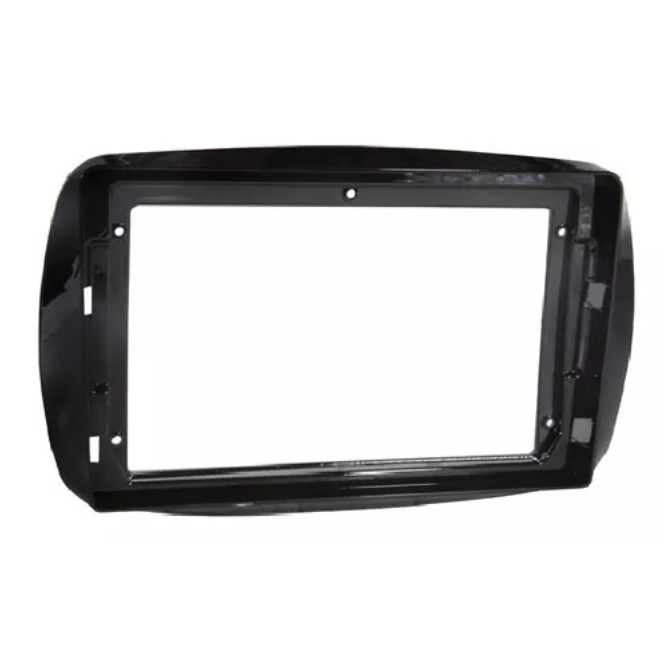 Moldura 9'' Mercedes Benz Smart For Two 2016/2023 Black Piano