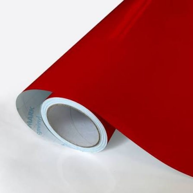 Adesivo Vinil Wrap para Envelopamento vermelho 2m x 1m Geladeira Móveis e Eletrodomésticos