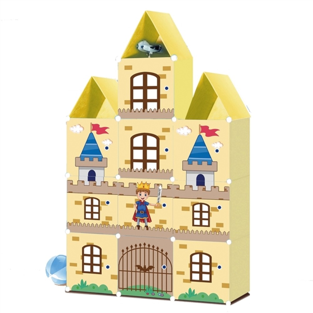 GUARDA ROUPA INFANTIL PORTATIL 13 MODULOS SAPATEIRA PLASTICO