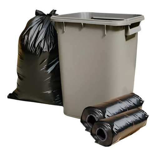 KIT 50 SACO PLASTICO PARA LIXO 200 LITROS - 100CM X 90CM