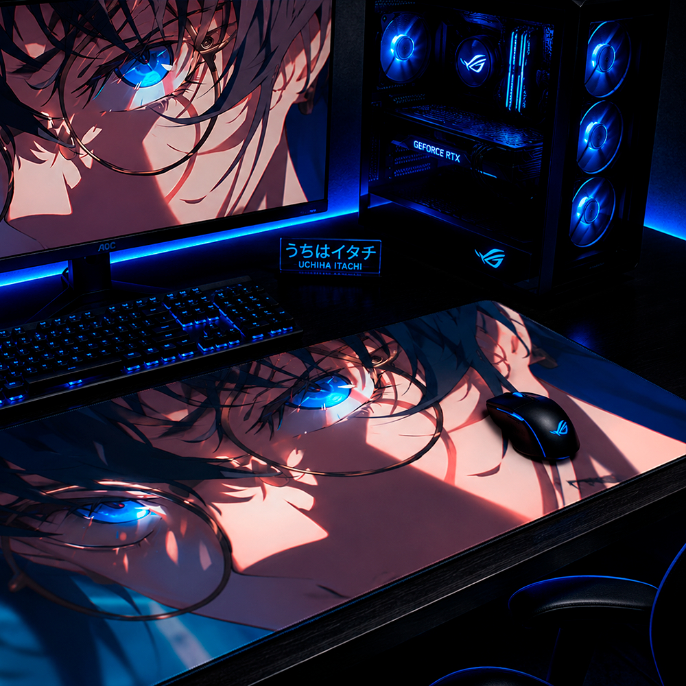 Mouse Pad Gamer Personalizado Heroi Grande RGB Anime Exclusivo 80x30cm Confortável e Preciso