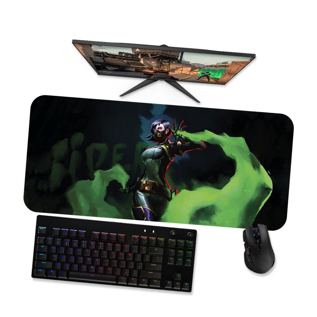 Mouse Pad Gamer Grande Valorant Viper 2 90x40 80x40 60x40 70x30 45x40