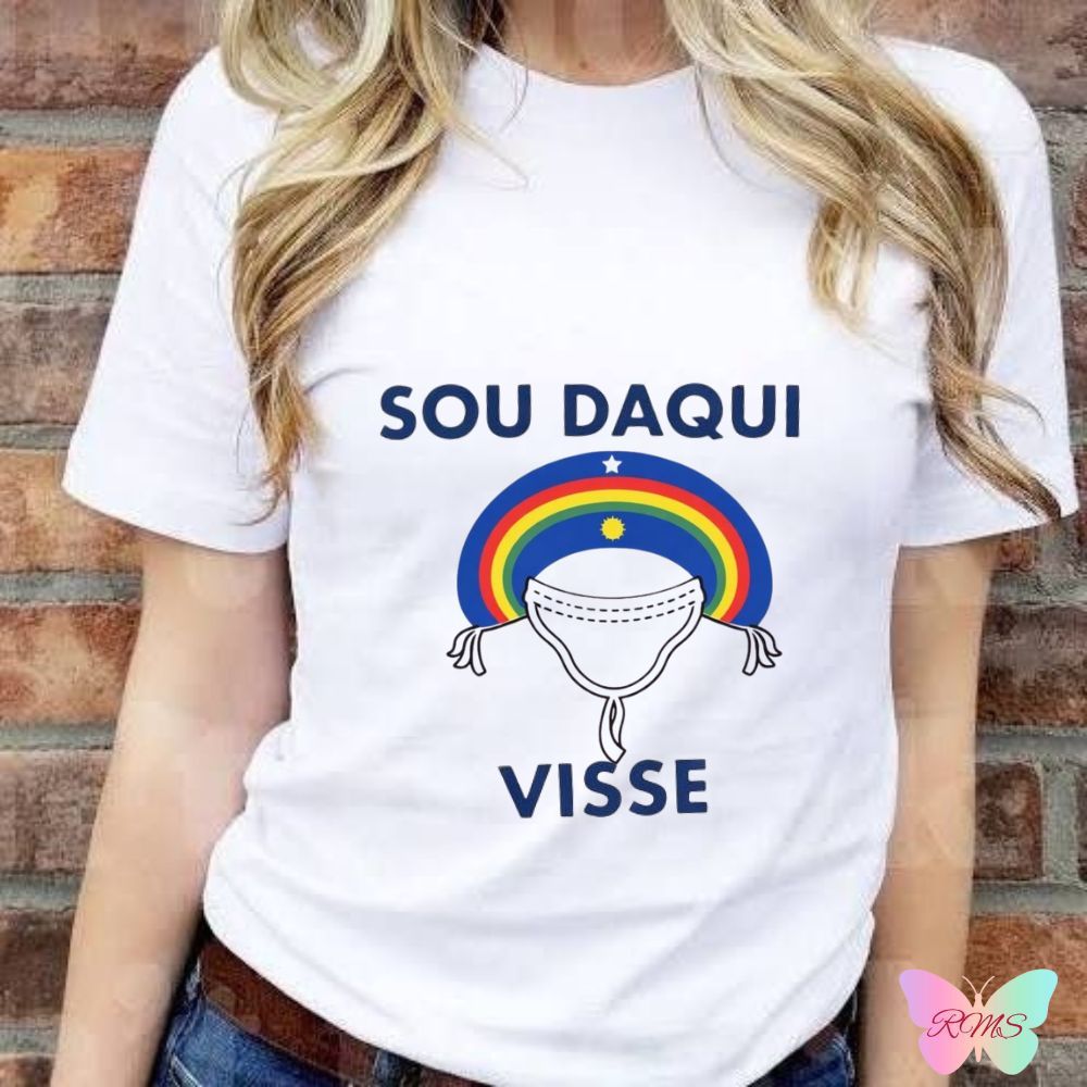 BLUSA UNISEX BABY LOOK MALHA SUEDE NORDESTINA PERNAMBUCO