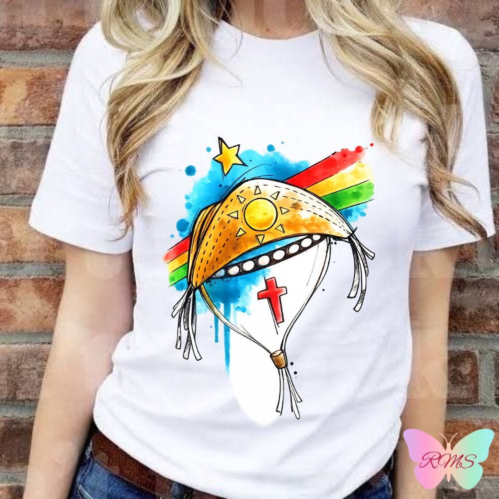 CAMISETA UNISEX BABY LOOK MALHA SUEDE NORDESTINA PERNAMBUCO CHAPEL