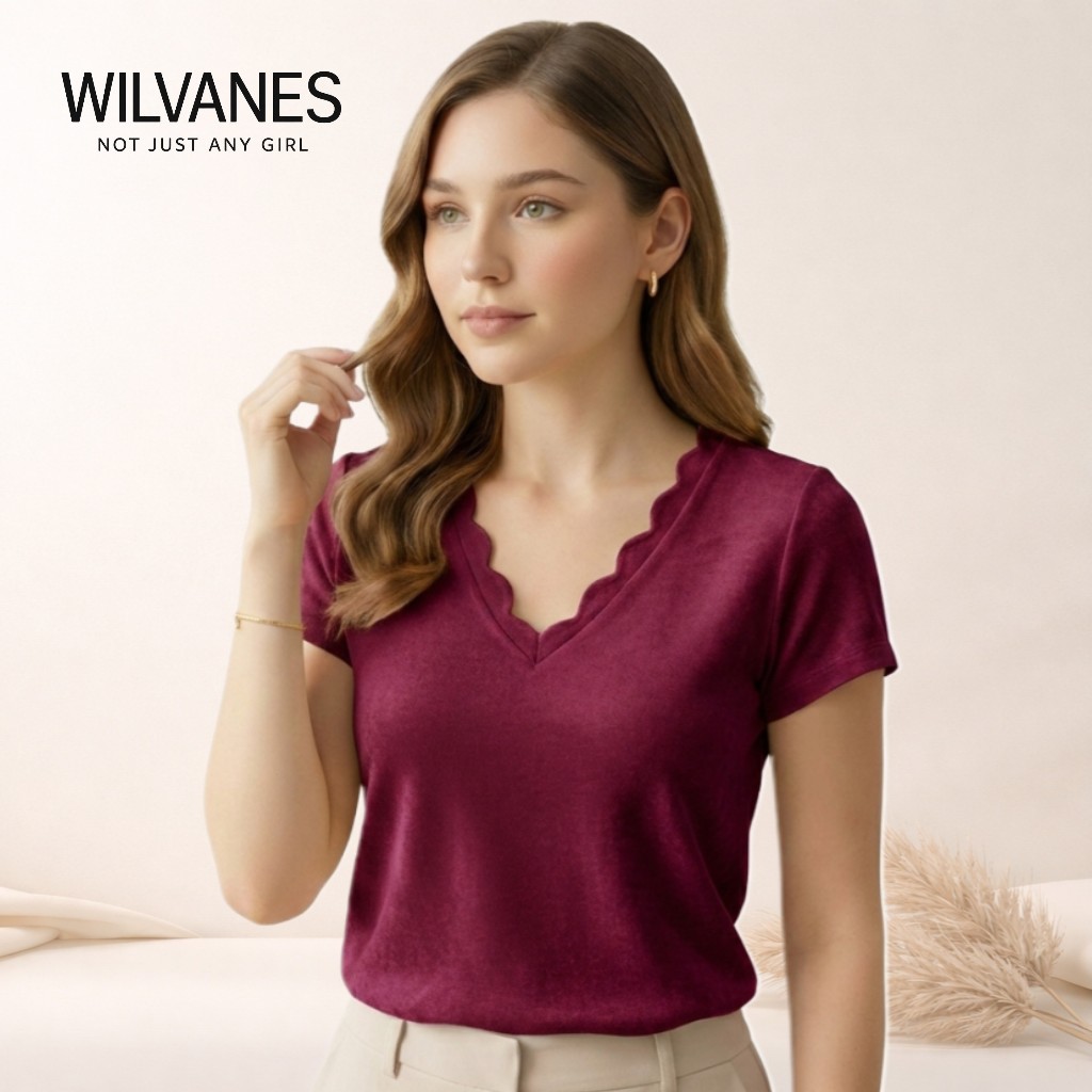 Blusa Feminina Social tecido suede gola nuvem Elegante Lisa estilosa look para alfaiataria para frio
