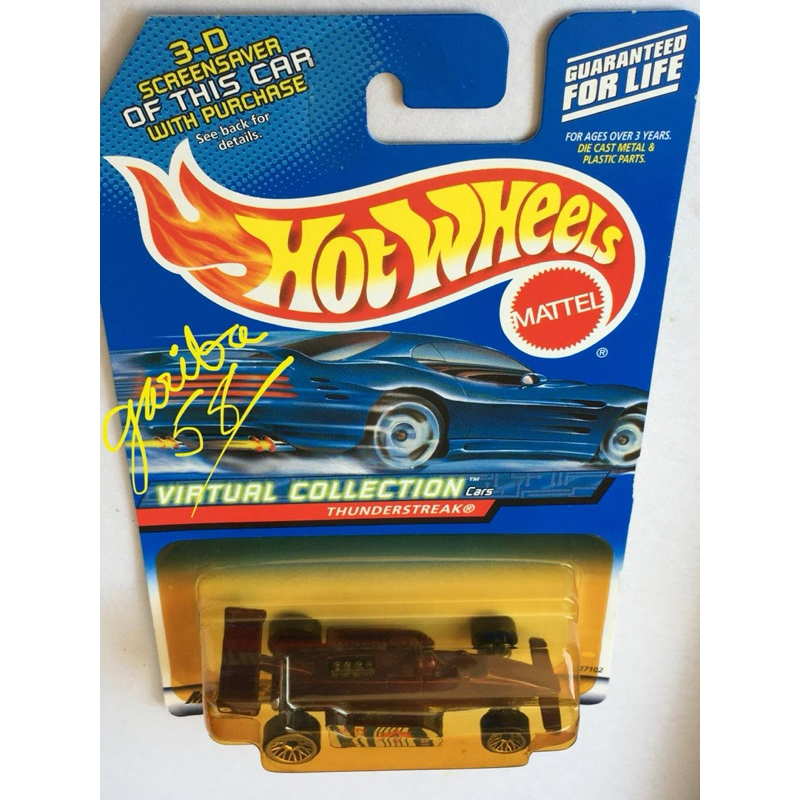 HOT WHEELS THUNDERSTREAK CART INDYCAR 2000 VIRTUAL COLLECTION GARIBA58
