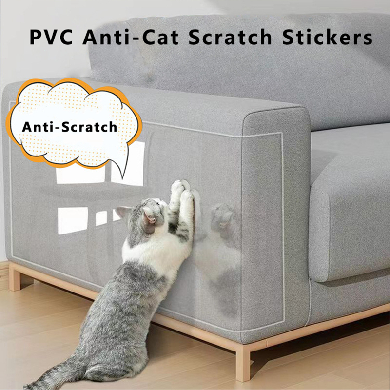 10pcs Filme anti arranhador/ protetor de arranhões transparente protege móveis sofá/ fita do gato