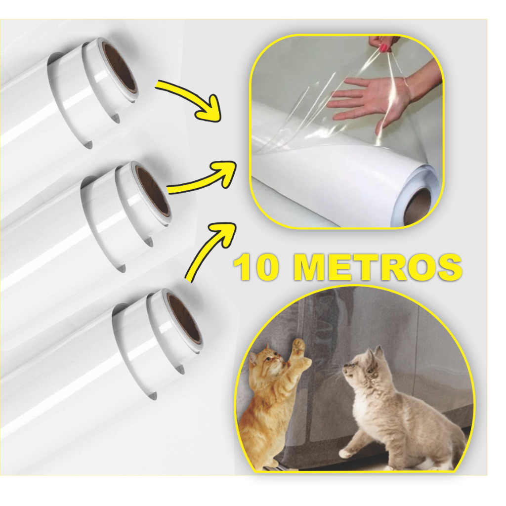 Filme anti arranhador cantos protetor de arranhões transparente flexível gato protege móveis sofá película anti risco