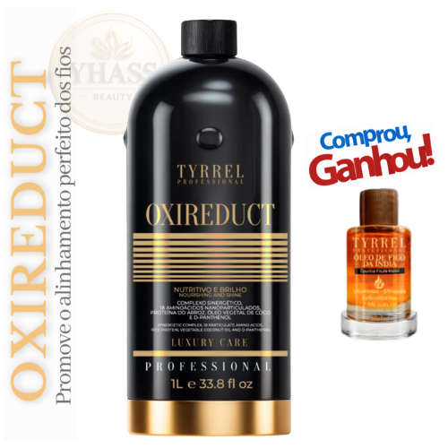 Tyrrel Professional - Oxireduct Alisamento Profissional 1L Sem Formol + Brindes | Anti Frizz