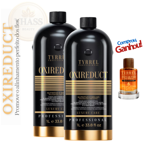 2 Oxireduct Progressiva Sem Formol - Tyrrel Professional + Brinde | Alinhamento e Recuperação Profissional