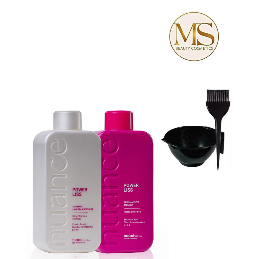 Escova Progressiva Power Liss Nuance Professional  + Brindes