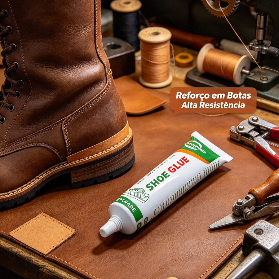 Waterproof Shoe Glue for Sneakers Leather Boots, Durable Bond for Footwear Repair