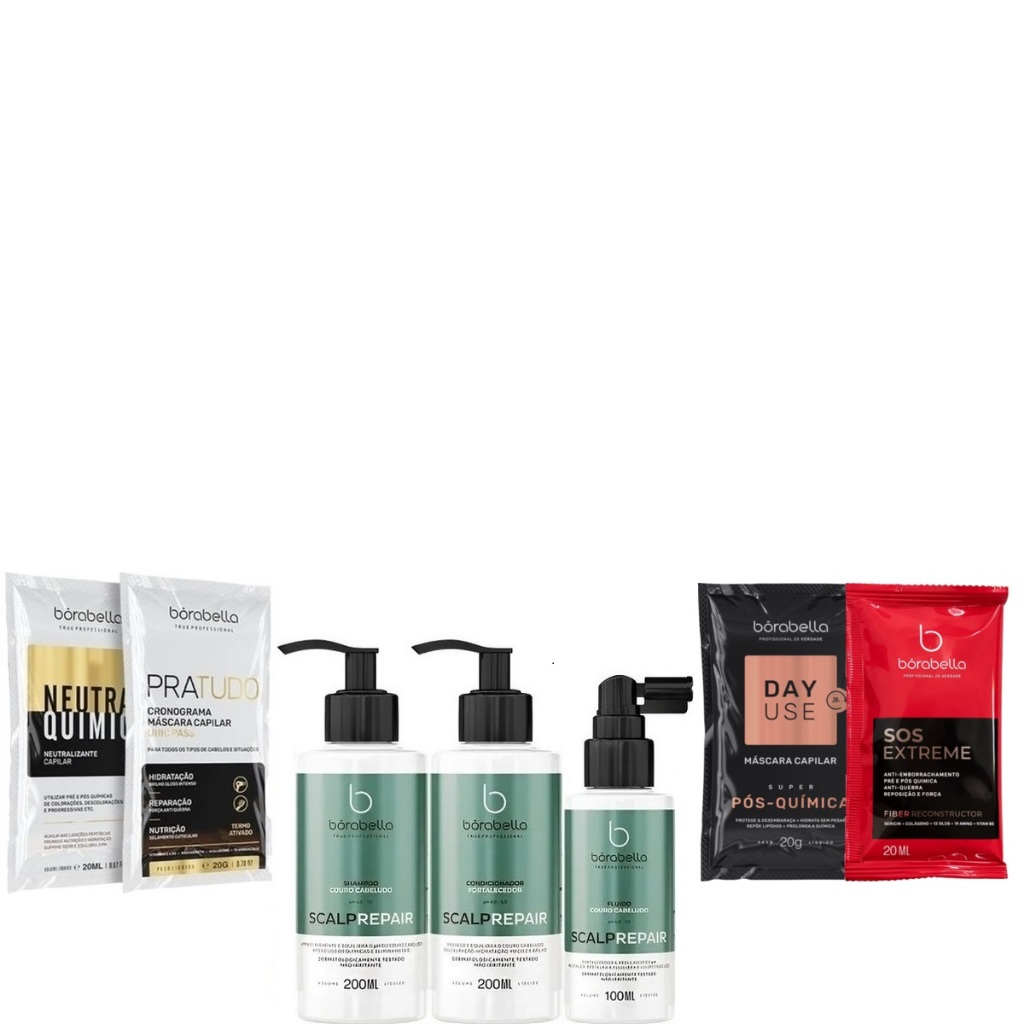 Borabella Scalp Repair Tratamento Couro Cabeludo Pós Progressiva