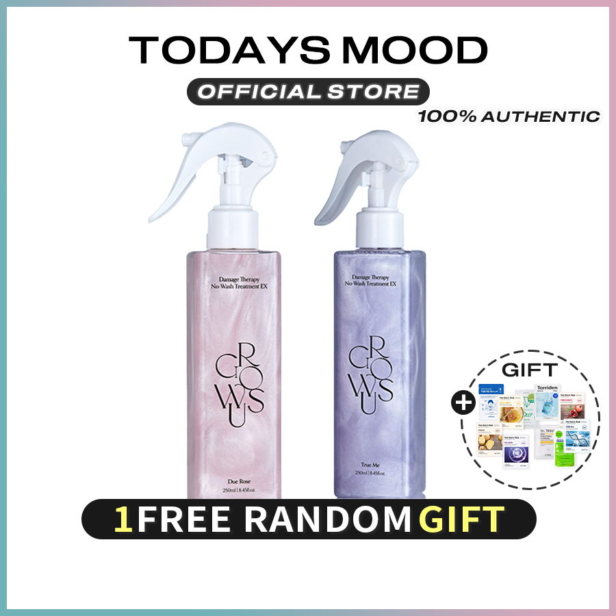 [GROWUS] Tratamento Capilar Sem Lavagem Para Terapia De Danos EX 250ml | Oliveyoung Cuticle Repair Essence Esfoliante Couro Cabeludo Proteína Suplementando Spray De Cabelo