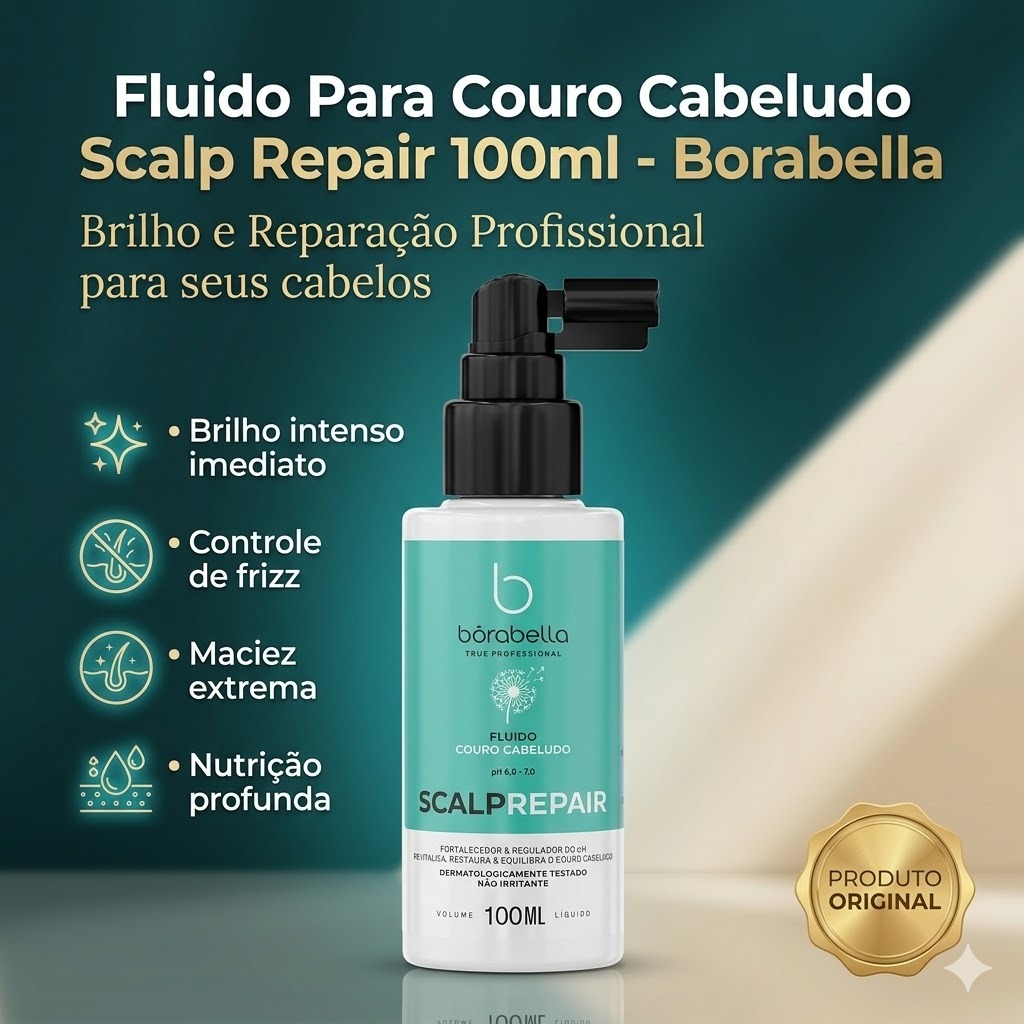 Fluido Para Couro Cabeludo Scalp Repair  100ml - Borabella