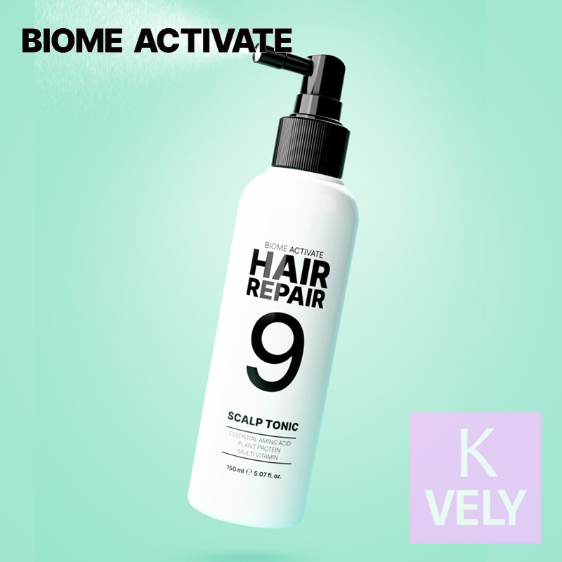 BIOME ACTIVATE Hair Repair 9 Tônico Para Couro Cabeludo 150ml/Aminoácidos EGF + Cuidados Com Barreira Do + Resfriamento