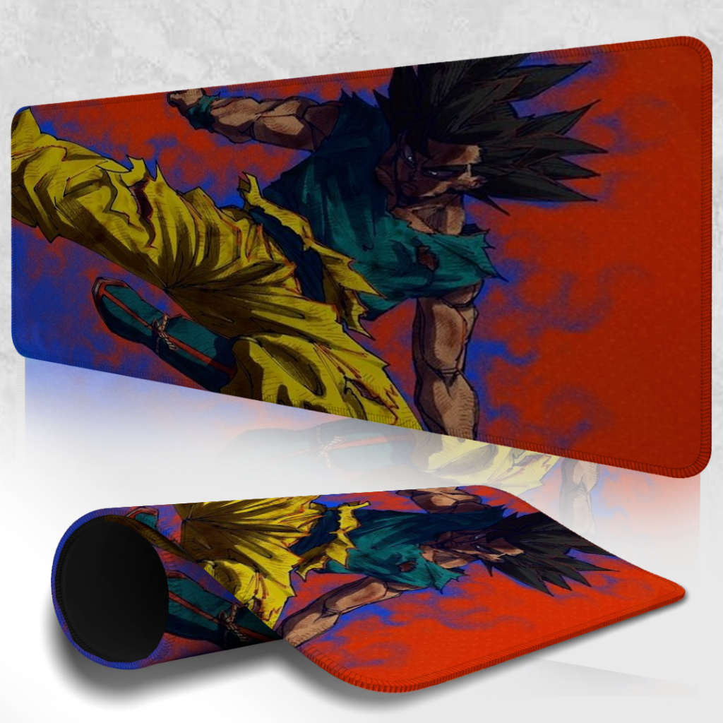 MousePad Speed Gamer Antiderrapante Bordas Costuradas Confortavel Sem Relevos Com Estampa De Anime Goku Ultra Instinct