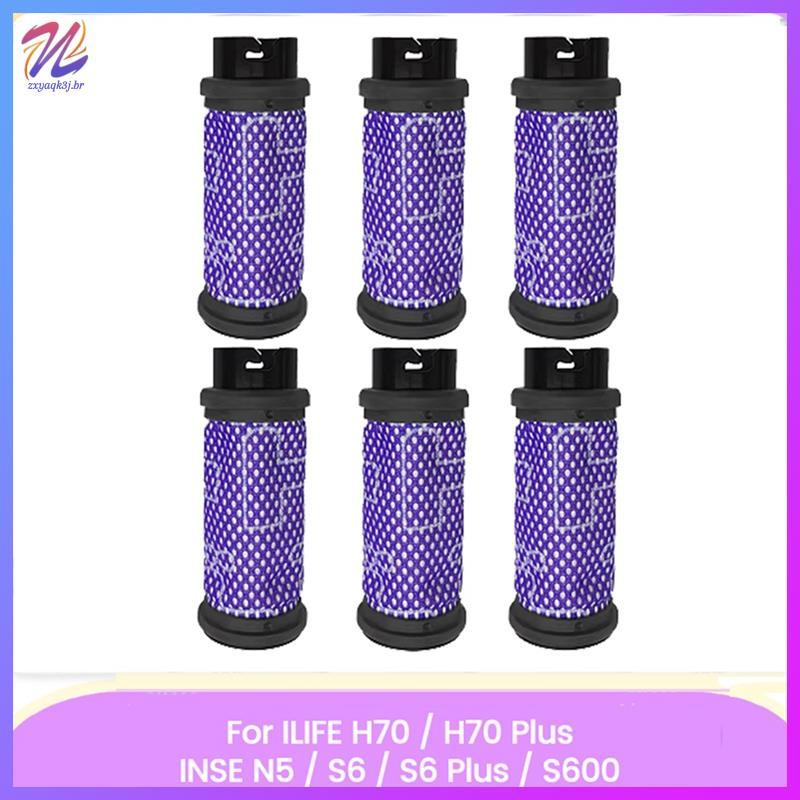 Filtro De Vácuo De 6 Peças Para Sobressalentes De Aspirador De Pó H70/H70 Plus/N5/S6 S600