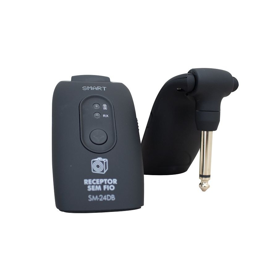 RECEPTOR E TRANSMISSOR DOBRAVEL SEM FIO UHF SMART SM-24DB