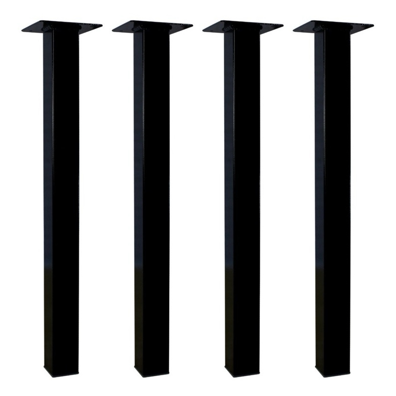 kit 4 pé 75cm mesa tubo Cannes hairpin legs preto